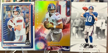 Eli Manning 3 Card Lot