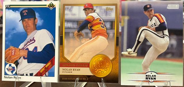 Nolan Ryan 3 Card Lot