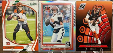 Joe Burrow 3 Card Lot
