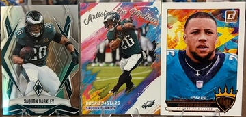 Saquan Barkley 3 Card lot