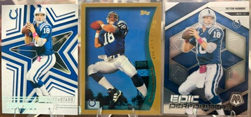 Peyton Manning 3 Card Lot 