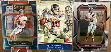 Eli Manning 3 Card Lot