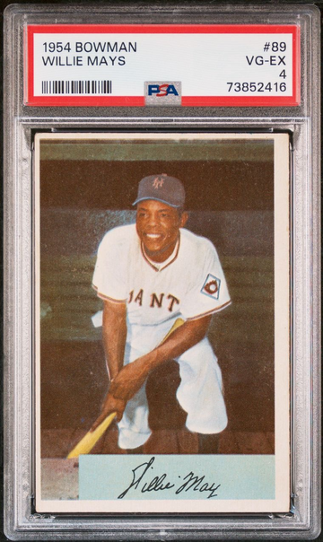 1954 Bowman Willie Mays #89 PSA 4