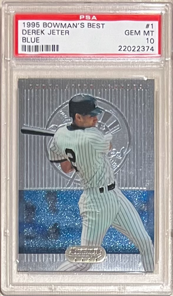 1995 Bowman's Best #1 Derek Jeter Blue PSA 10