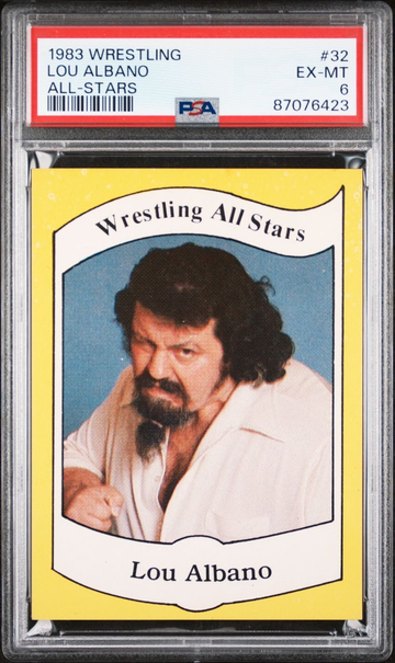 WELL CENTERED Junkyard Dog 1983 Wrestling All Stars PSA 6 #32