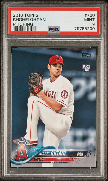 2018 Topps #700 Shohei Ohtani PSA 9 Mint rookie