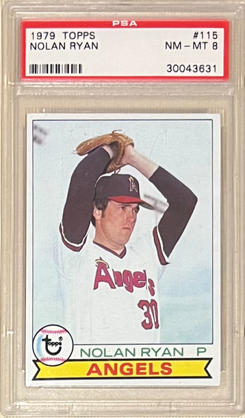 1979 Topps #115 Nolan Ryan PSA 8