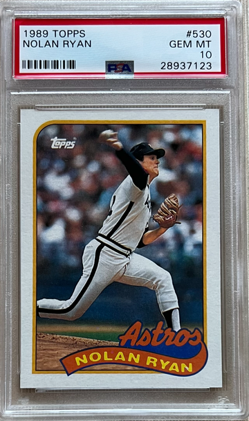 1989 Topps #530 Nolan Ryan PSA 10