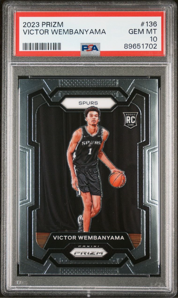2023 Prizm #136 Victor Wembanyama PSA 10 rookie