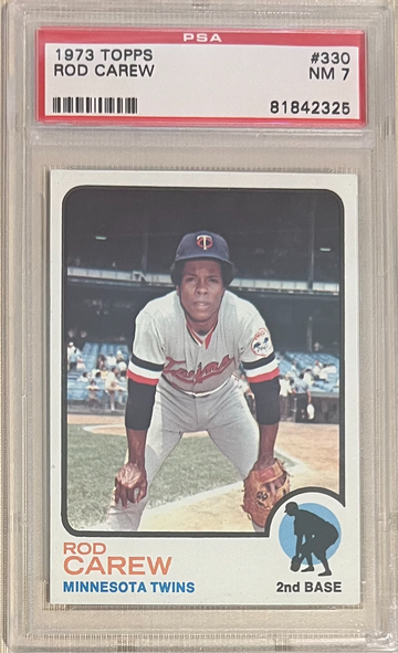 1973 Topps #330 Rod Carew PSA 7