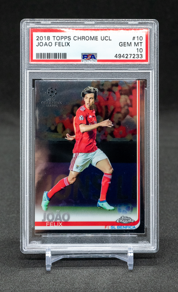  Joao Felix 2018-19 Topps Chrome UEFA Champions League Rookie RC PSA 10