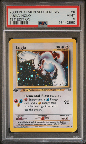 #9 LUGIA-HOLO | 2000 POKEMON NEO GENESIS 1ST EDITION PSA 10