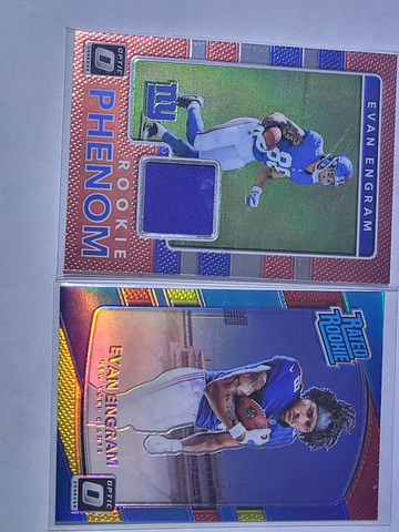 EVAN ENGRAM PATCH CARD AND RATED ROOKIE