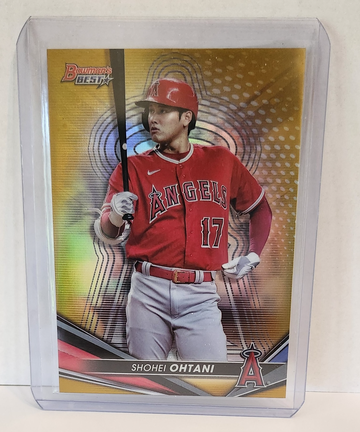 2022 Bowman’s Best Gold Refractor Shohei Ohtani #/50
