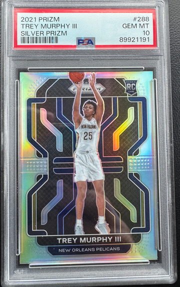 2021 Prizm Silver Rookie Trey Murphy PSA 10 GEM MINT