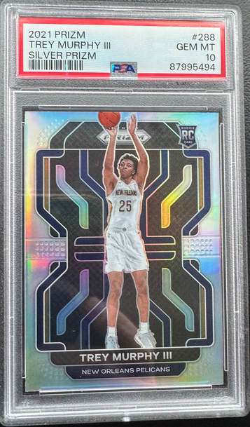 2021 Prizm Silver Rookie Trey Murphy PSA 10 GEM MINT