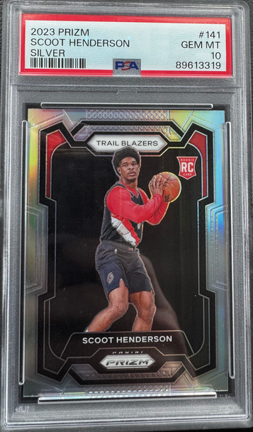 2023 Prizm Silver Rookie Scoot Henderson PSA 10 GEM MINT