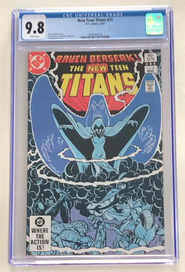 New Teen Titans #31 CGC 9.8 1983-George Perez
