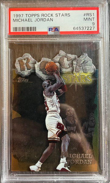 1997 Topps Rock Stars Michael Jordan #RS1 PSA 9 MINT