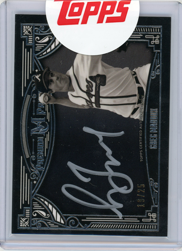 2016 TOPPS MUSEUM COLLECTION GREG MADDUX AUTO 19/25