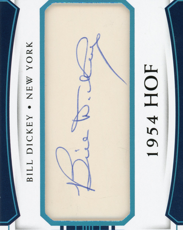2018 PANINI NATIONAL TREASURES BOOKLET BILL DICKEY AUTO 07/10