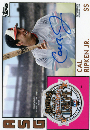 2018 TOPPS ASG CAL RIPKEN JR AUTO 3/5