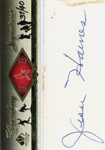 2008 SP LEGENDARY CUTS JESSE HAINES CUT AUTO 37/40