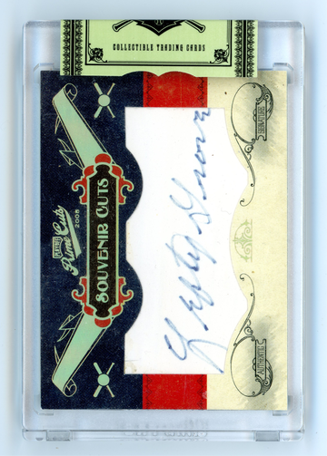 2008 DONRUSS PLAYOFF PRIME CUTS SOUVENIR CUTS LEFTY GROVE CUT AUTO 1/1