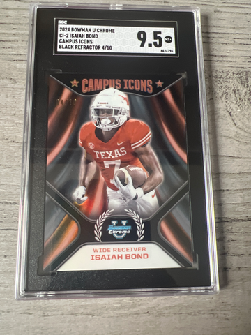 ISAIAH BOND BLACK REFRACTOR /10