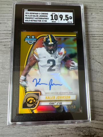 KALEB JOHNSON AUTO /50