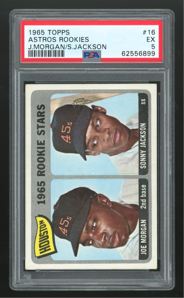 1965 Topps 16 Joe Morgan RC PSA 5 HOF