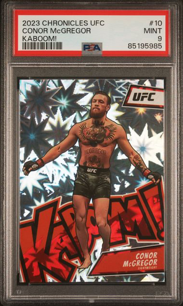 2023 Chronicles UFC CONOR McGREGOR KABOOM PSA 9