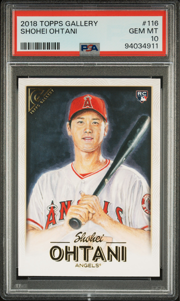 2018 Topps Gallery Shohei Ohtani #116 PSA 10 GEM MT