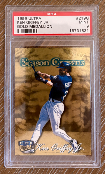1999 Ultra Gold Medallion #219G Ken Griffey Jr. PSA 9 MINT