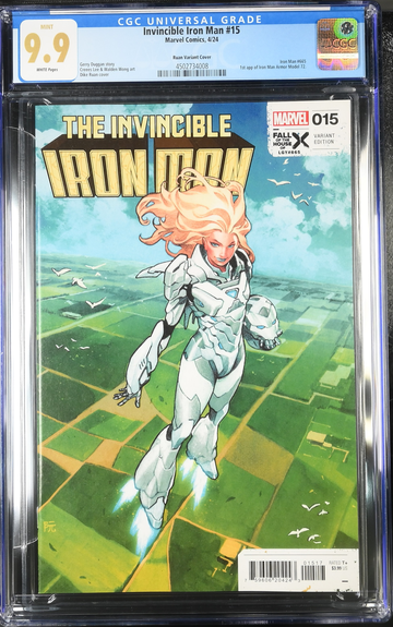 Invincible Iron Man 15 CGC 9.9 1:25 Ruan Variant