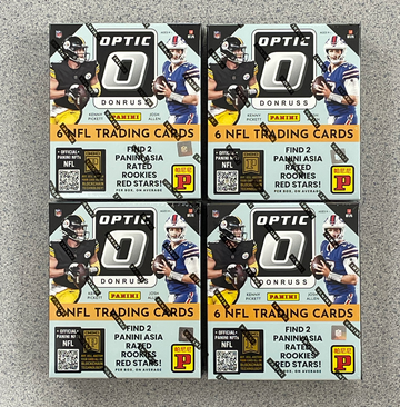 2022 Optic NFL Football Tmall Asia Hobby Box.  Lot of 4.