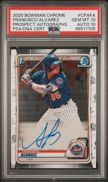 2020 Bowman Chrome 1st Francisco Alvarez Auto PSA 10/10