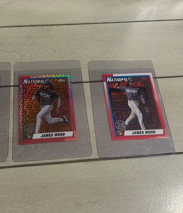 James woods /5 topps & /25 2025 topps mega RC 