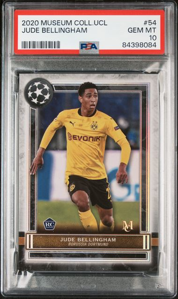 2020 Topps Museum Collection UCL Jude Bellingham #54 PSA 10 Gem RC