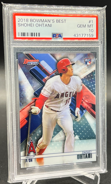 2018 bowmans best Shohei Ohtani PSA 10 ROOKIE #1