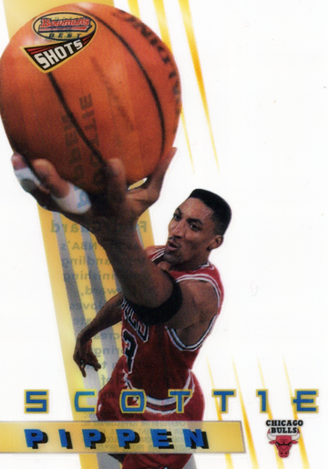 1996-97 BOWMAN'S BEST SHOTS ATOMIC REFRACTOR # BS1 SCOTTIE PIPPEN HOF