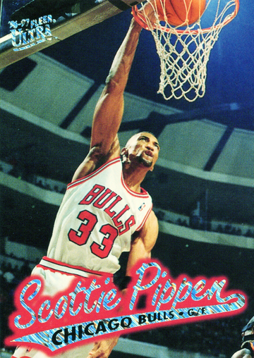 1996-97 FLEER ULTRA PLATINUM MEDALION - P18 SCOTTIE PIPPEN