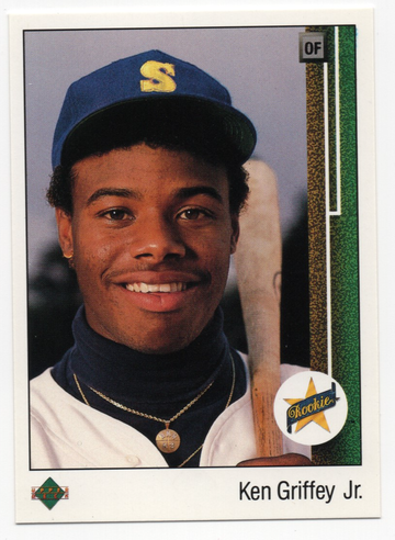 1989 UPPER DECK # 1 ROOKIE KEN GRIFFEY JR HOF
