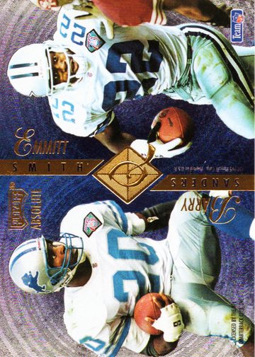 1995 PLAYOFF ABSOLUTE QUAD # Q6 B. SANDERS, E. SMITH, M. FAULK, E. RHETT HOF