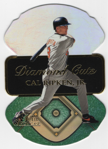 1997 FLAIR SHOWCASE DIAMOND CUTS # 15 OF 20 CAL RIPKEN JR HOF