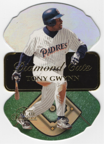 1997 FLAIR SHOWCASE DIAMOND CUTS # 6 OF 20 TONY GWYNN HOF