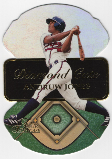 1997 FLAIR SHOWCASE DIAMOND CUTS # 8 OF 20 ANDRUW JONES