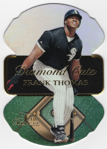 1997 FLAIR SHOWCASE DIAMOND CUTS # 17 OF 20 FRANK THOMAS HOF