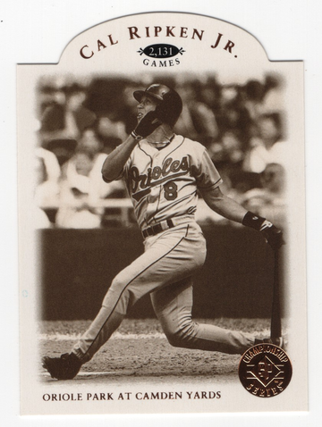 1995 UPPER DECK SP GOLD DIE-CUT CHAMPIONSHIP SERIES # CR1 CAL RIPKEN JR HOF