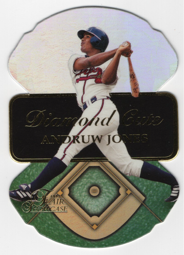 1997 FLAIR SHOWCASE DIAMOND CUTS # 8 OF 20 ANDRUW JONES
